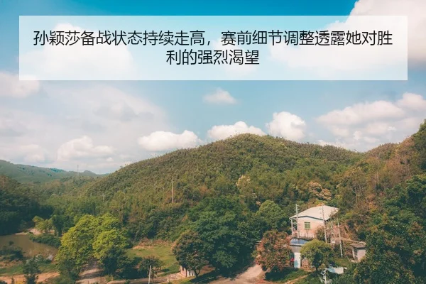 孙颖莎备战状态持续走高，赛前细节调整透露她对胜利的强烈渴望